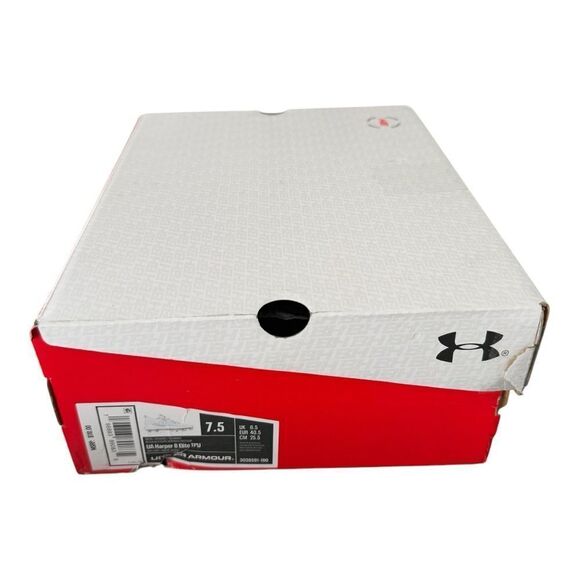 Under Armour Harper 8 Elite TPU Baseball Cleats White Men’s 7.5 New main image 11